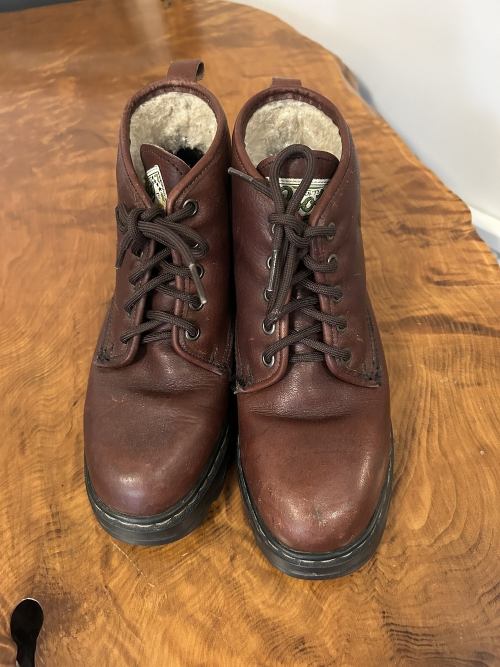 Vintage Roots Canada TUFF Leather Boots - Made in Canada - Size W 7.5 / M 5.5